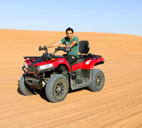 Quad biking